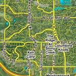 Co Bighorn Sheep Unit S42 Satellite Image with concentrations and kill sites. Preview 3