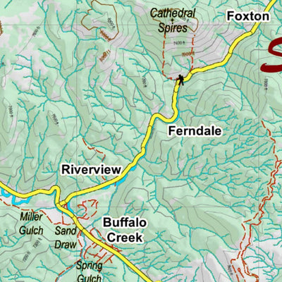Co Bighorn Sheep Unit S42 Topo with Unit Boundaries Preview 2