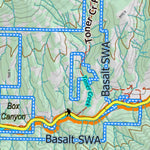 Co Bighorn Sheep Unit S44 Topo with Unit Boundaries Preview 3