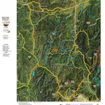 Co Bighorn Sheep Unit S46 Satellite Image with concentrations and kill sites. Preview 1
