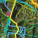 Co Bighorn Sheep Unit S46 Satellite Image with concentrations and kill sites. Preview 3