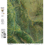 Co Bighorn Sheep Unit S47 Satellite Image with concentrations and kill sites. Preview 1