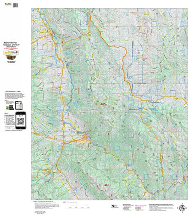 Co Bighorn Sheep Unit S47 Topo with Unit Boundaries Preview 1