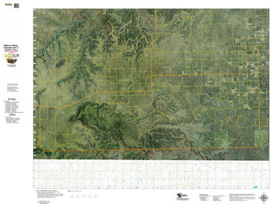 Co Bighorn Sheep Unit S48 Satellite Image with concentrations and kill sites. Preview 1