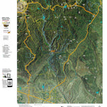 Co Bighorn Sheep Unit S5 Satellite Image with concentrations and kill sites. Preview 1