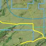Co Bighorn Sheep Unit S50 Satellite Image with concentrations and kill sites. Preview 2