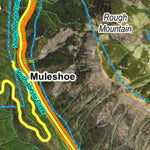 Co Bighorn Sheep Unit S50 Satellite Image with concentrations and kill sites. Preview 3