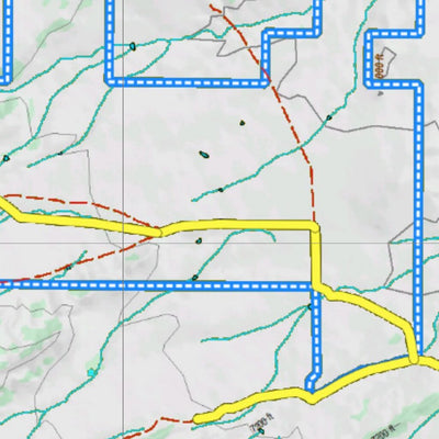 Co Bighorn Sheep Unit S50 Topo with Unit Boundaries Preview 2
