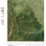 Co Bighorn Sheep Unit S51 Satellite Image with concentrations and kill sites. Preview 1
