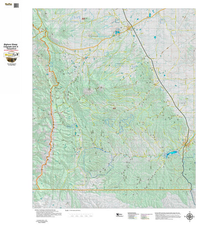 Co Bighorn Sheep Unit S51 Topo with Unit Boundaries Preview 1