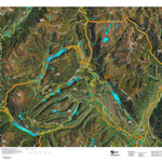 Co Bighorn Sheep Unit S53 Satellite Image with concentrations and kill sites. Preview 1