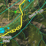 Co Bighorn Sheep Unit S53 Satellite Image with concentrations and kill sites. Preview 3