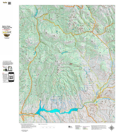 Co Bighorn Sheep Unit S54 Topo with Unit Boundaries Preview 1