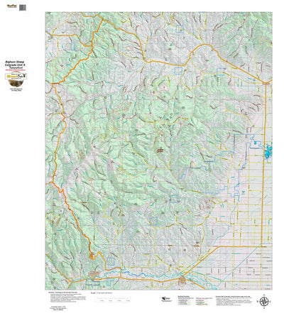 Co Bighorn Sheep Unit S55 Topo with Unit Boundaries Preview 1