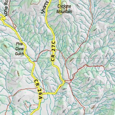 Co Bighorn Sheep Unit S55 Topo with Unit Boundaries Preview 3
