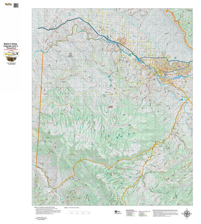 Co Bighorn Sheep Unit S56 Topo with Unit Boundaries Preview 1