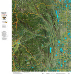 Co Bighorn Sheep Unit S57 Satellite Image with concentrations and kill sites. Preview 1