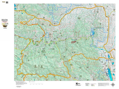 Co Bighorn Sheep Unit S58 Topo with Unit Boundaries Preview 1