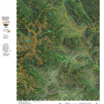 Co Bighorn Sheep Unit S59 Satellite Image with concentrations and kill sites. Preview 1