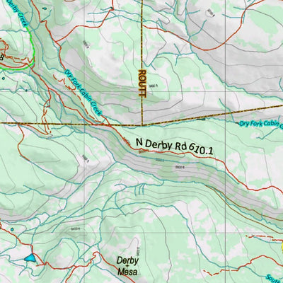 Co Bighorn Sheep Unit S59 Topo with Unit Boundaries Preview 2