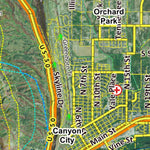 Co Bighorn Sheep Unit S60 Satellite Image with concentrations and kill sites. Preview 3