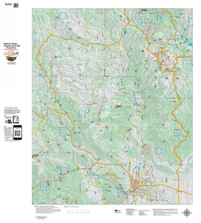 Co Bighorn Sheep Unit S60 Topo with Unit Boundaries Preview 1