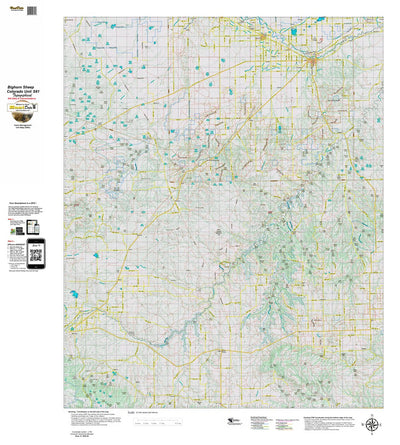 Co Bighorn Sheep Unit S61 Topo with Unit Boundaries Preview 1