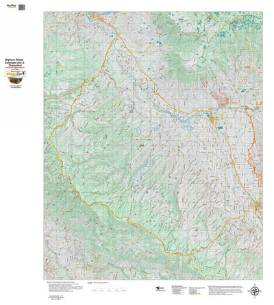 Co Bighorn Sheep Unit S62 Topo with Unit Boundaries Preview 1