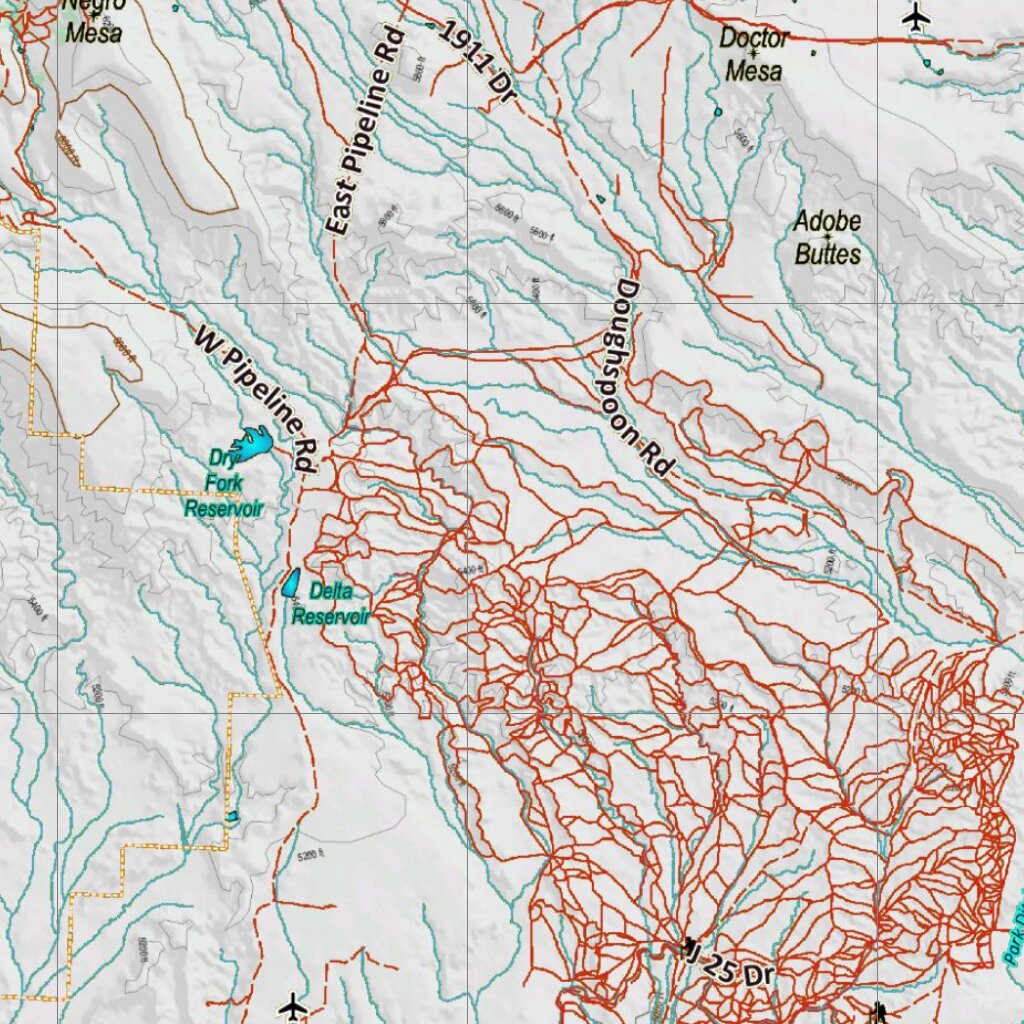 Co Bighorn Sheep Unit S62 Topo with Unit Boundaries Map by