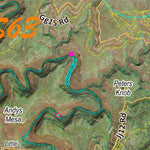 Co Bighorn Sheep Unit S63 Satellite Image with concentrations and kill sites. Preview 2