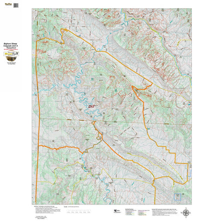 Co Bighorn Sheep Unit S63 Topo with Unit Boundaries Preview 1