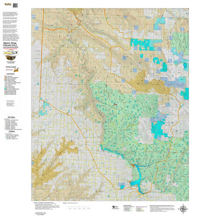 Co Bighorn Sheep Unit S64 Land Use, Kill Site, and Concentrations Preview 1