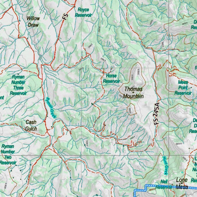 Co Bighorn Sheep Unit S64 Topo with Unit Boundaries Preview 3