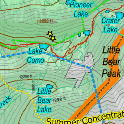 Co Bighorn Sheep Unit S65 Land Use, Kill Site, and Concentrations Preview 3