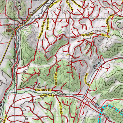 Co Bighorn Sheep Unit S65 Topo with Concentrations Map by Colorado ...