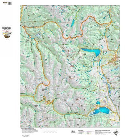Co Bighorn Sheep Unit S66 Topo with Unit Boundaries Preview 1