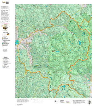 Co Bighorn Sheep Unit S67 Land Use, Kill Site, and Concentrations Preview 1
