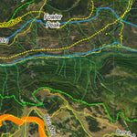 Co Bighorn Sheep Unit S67 Satellite Image with concentrations and kill sites. Preview 3