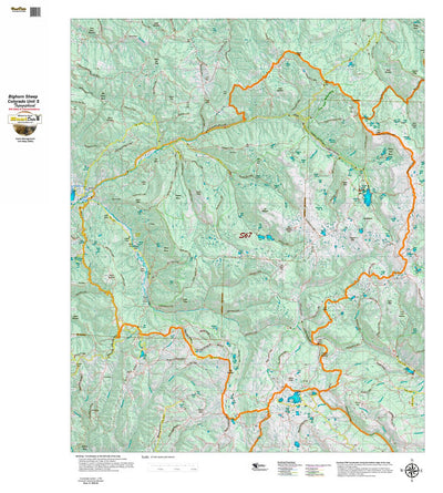 Co Bighorn Sheep Unit S67 Topo with Unit Boundaries Preview 1