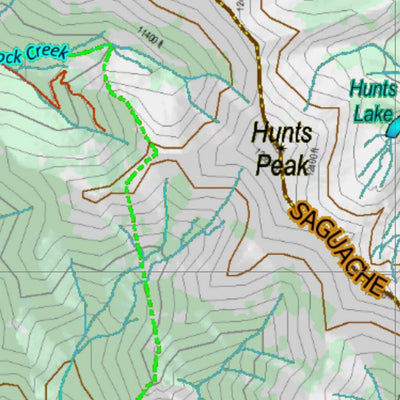 Co Bighorn Sheep Unit S68 Topo with Unit Boundaries Preview 2
