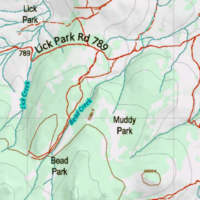 Co Bighorn Sheep Unit S69 Topo with Unit Boundaries Preview 2