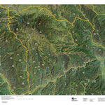 Co Bighorn Sheep Unit S7 Satellite Image with concentrations and kill sites. Preview 1