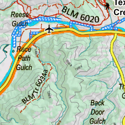 Co Bighorn Sheep Unit S7 Topo with Unit Boundaries Preview 3