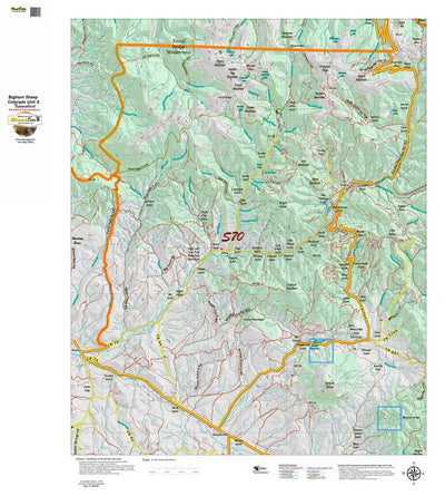 Co Bighorn Sheep Unit S70 Topo with Unit Boundaries Preview 1