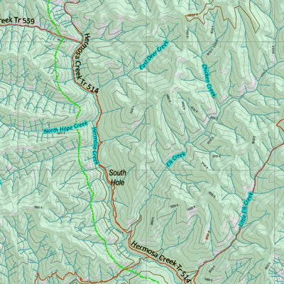 Co Bighorn Sheep Unit S71 Topo with Unit Boundaries Preview 2
