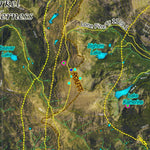Co Bighorn Sheep Unit S73 Satellite Image with concentrations and kill sites. Preview 2