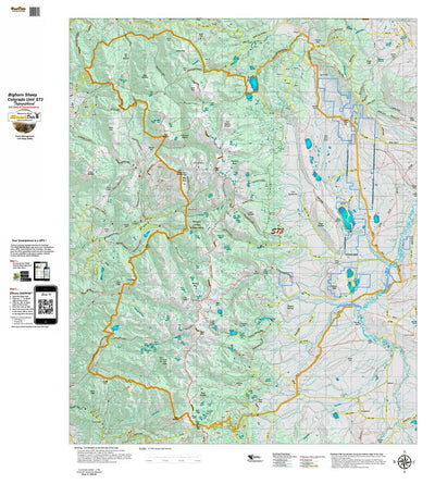 Co Bighorn Sheep Unit S73 Topo with Unit Boundaries Preview 1