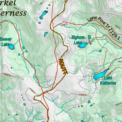 Co Bighorn Sheep Unit S73 Topo with Unit Boundaries Preview 2