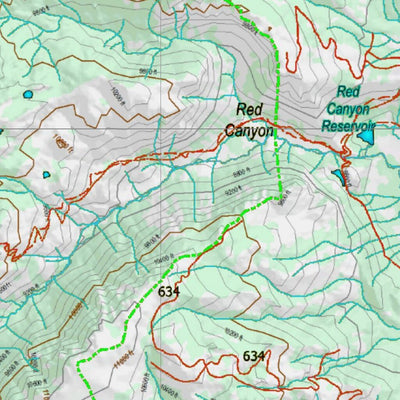 Co Bighorn Sheep Unit S73 Topo with Unit Boundaries Preview 3