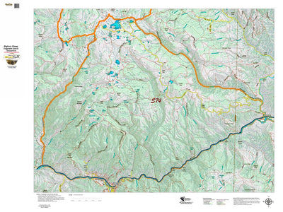 Co Bighorn Sheep Unit S74 Topo with Unit Boundaries Preview 1